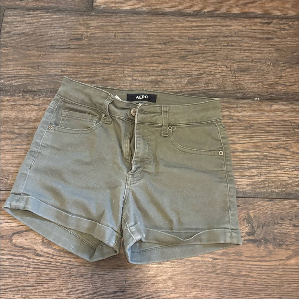 Women's Olive Green Shorts